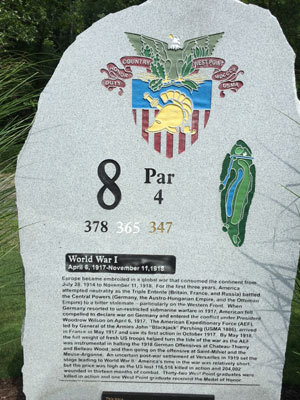 West Point Golf Course tee marker