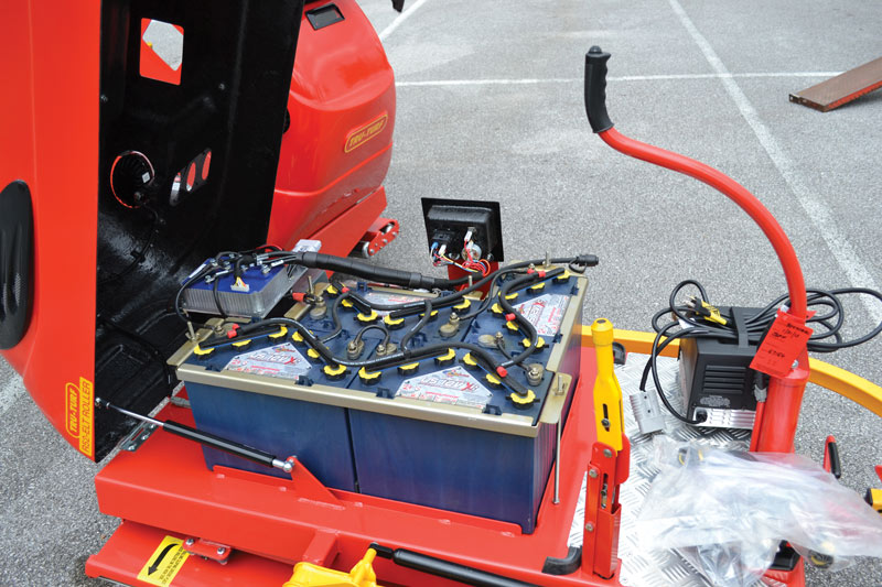 Electric maintenance equipment: Can you hear me now? Lead-acid battery system