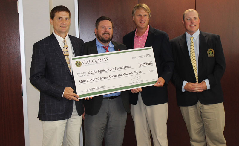 North Carolina governor lauds state’s golf industry Carolinas GCSA turfgrass research