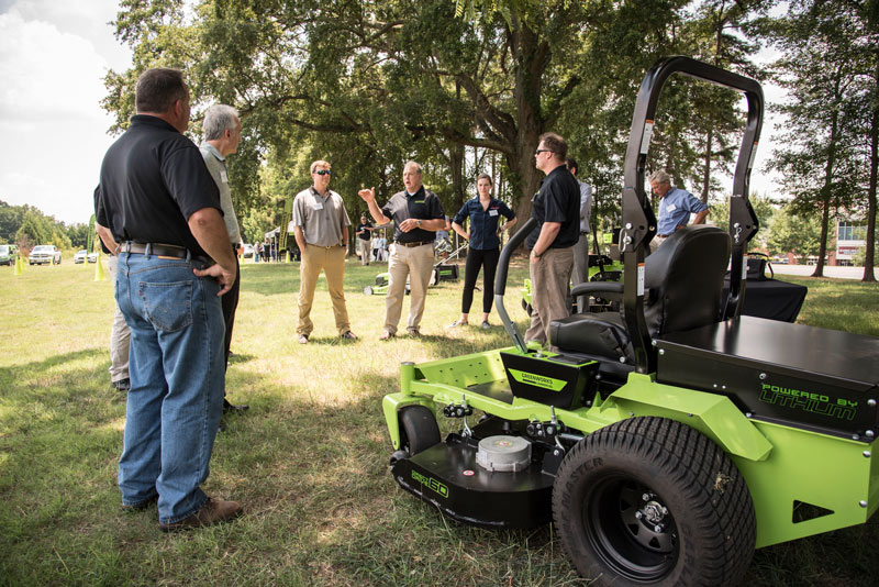 Greenworks offers 1st battery powered ZTR & Stand-On Mowers