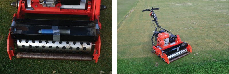 Effects of creeping bentgrass seeding rates and traffic on putting green establishment Traffic simulation