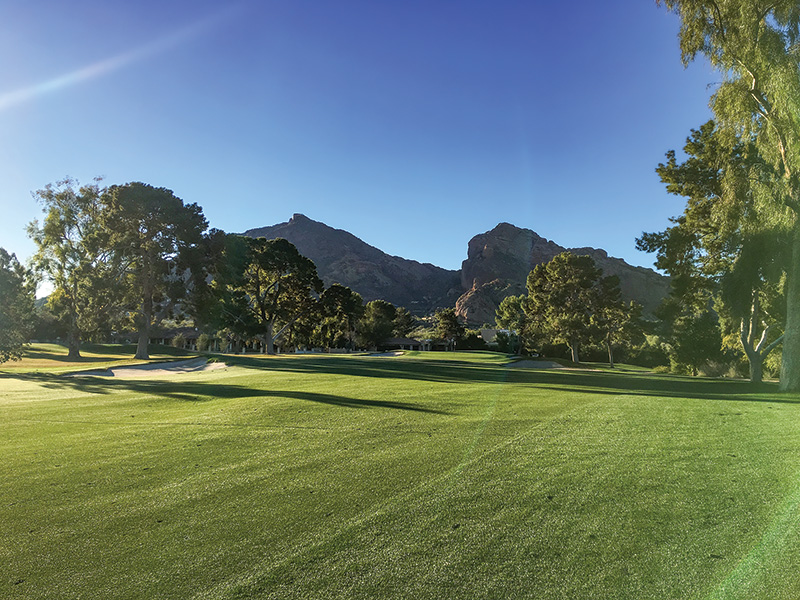 Aerial view of Ghost Creek golf course