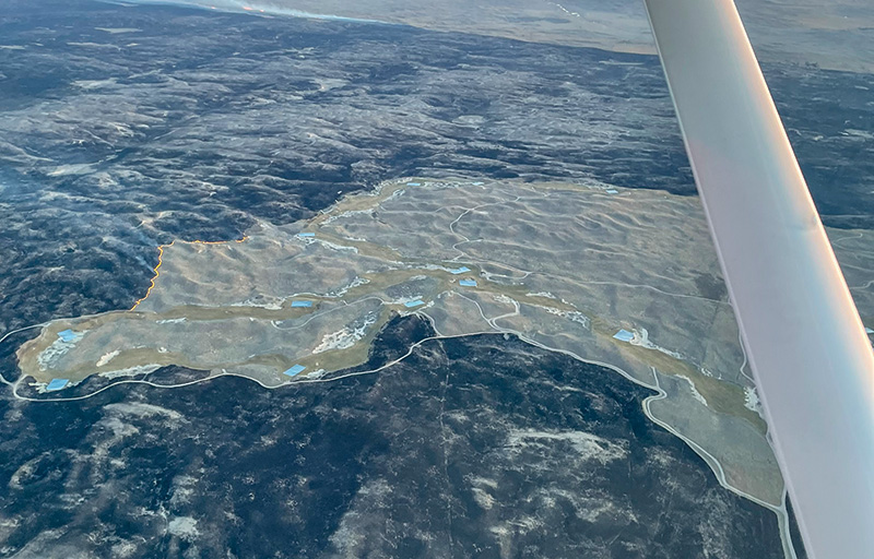 Aerial view of GrayBull Golf Club