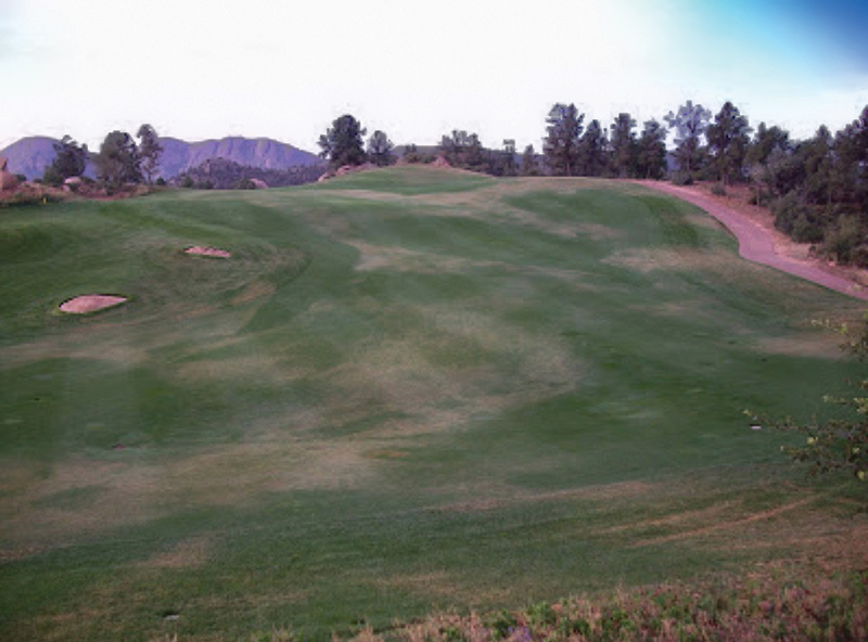 Aerial view of Ghost Creek golf course