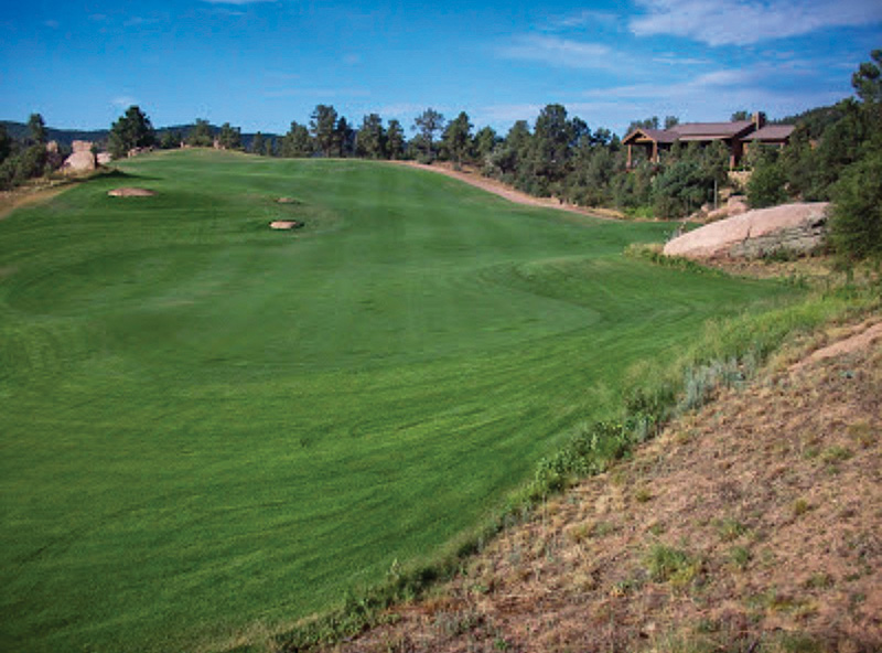 Aerial view of Ghost Creek golf course