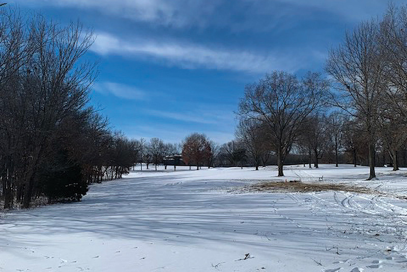 Aerial view of Ghost Creek golf course