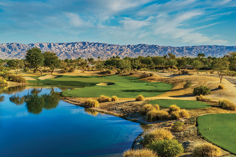 Aerial view of Ghost Creek golf course