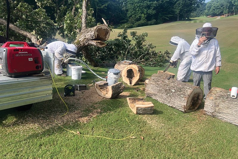 Aerial view of Ghost Creek golf course
