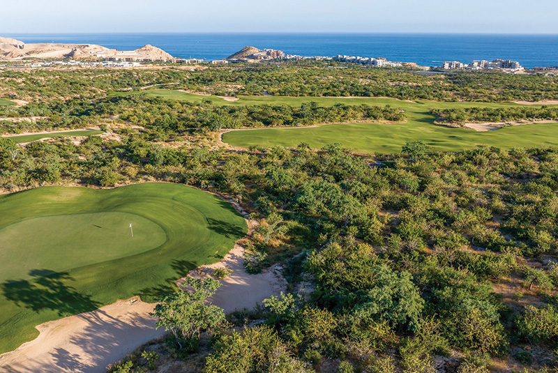 Aerial view of Ghost Creek golf course