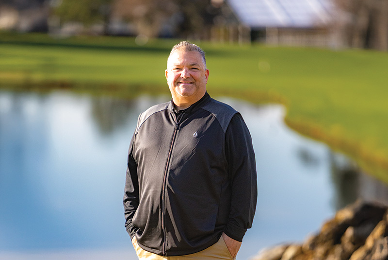 Aerial view of Ghost Creek golf course