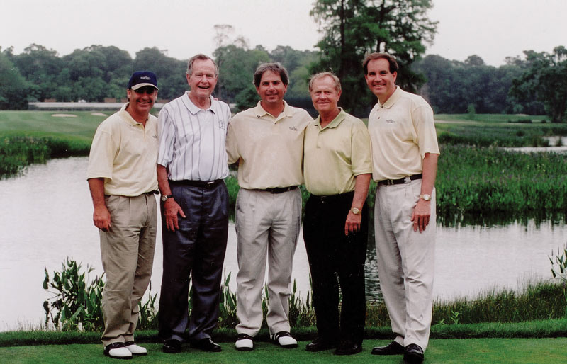 Jim Nantz George Bush