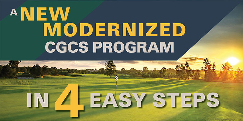 GCSAA revamps CGCS program Certified Golf Course Superintendent program
