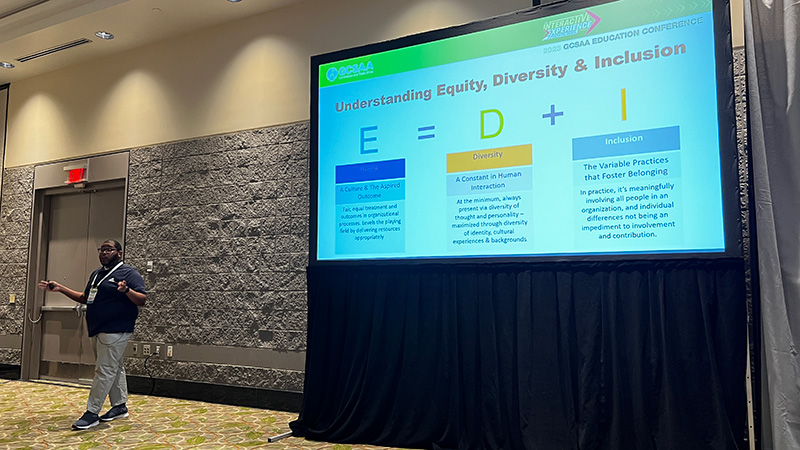 DEI presentation at GCSAA Conference and Trade Show