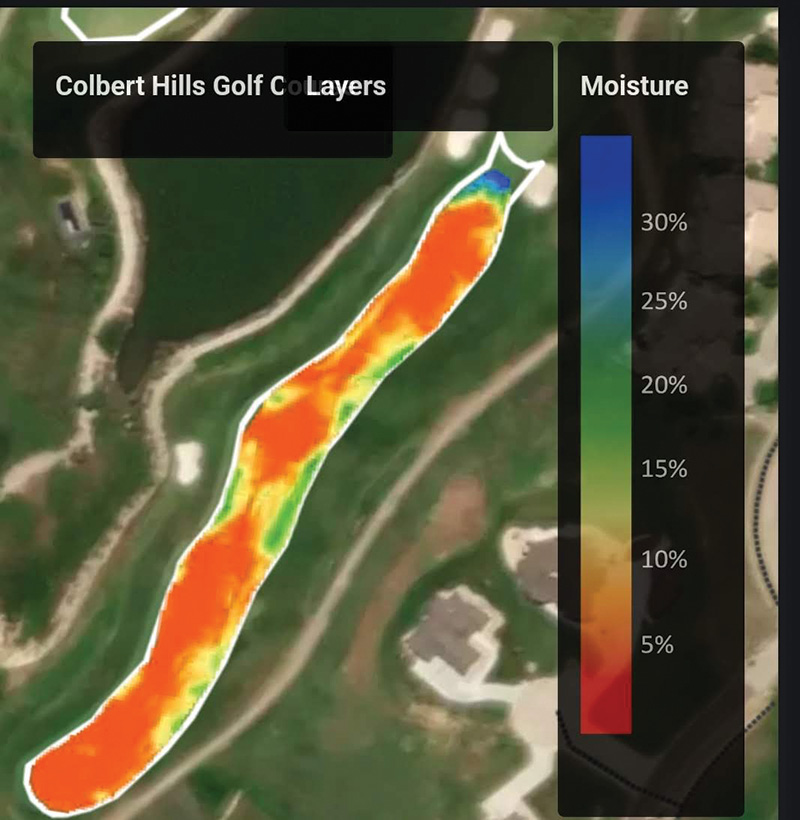 Aerial view of Ghost Creek golf course