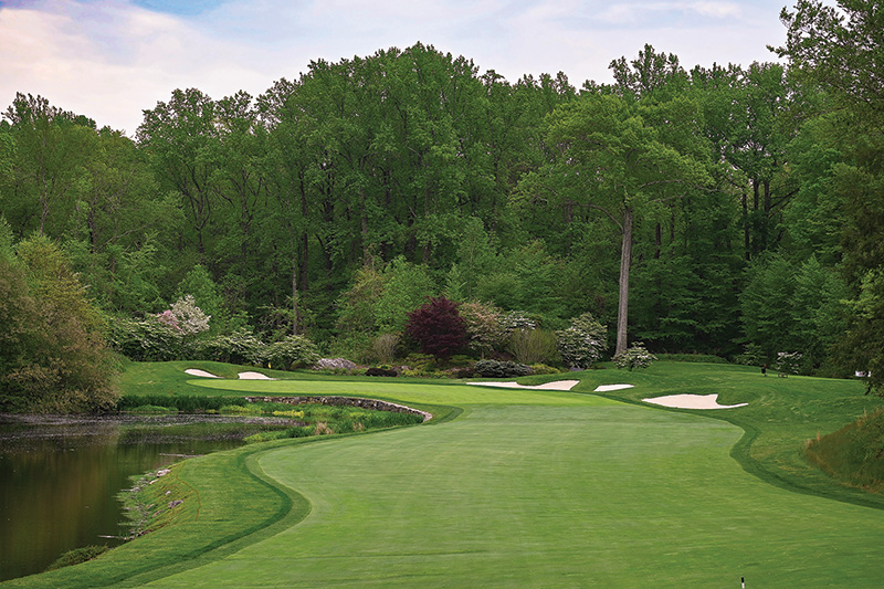 Aerial view of Ghost Creek golf course