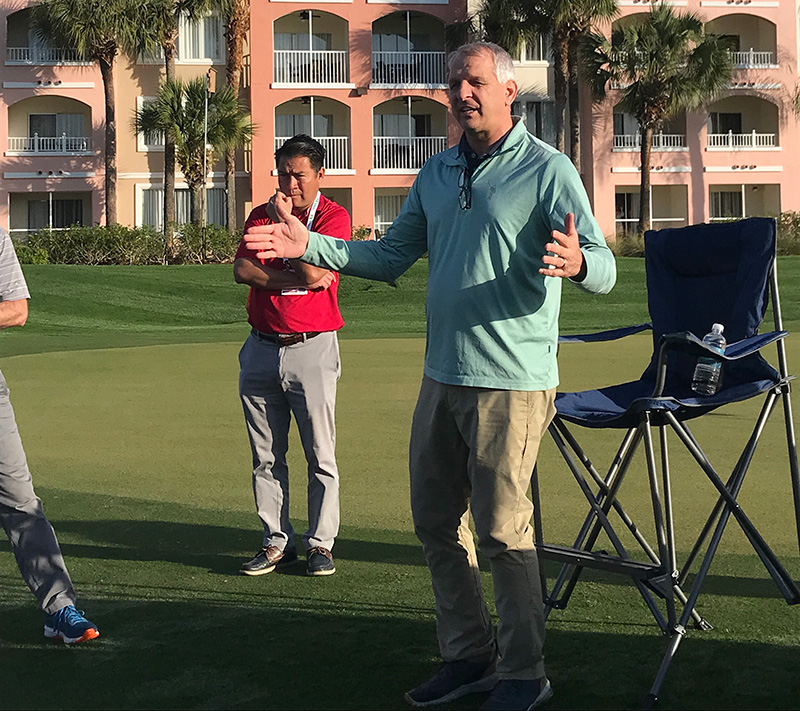 John Sorochan, turfgrass professor at the University of Tennessee