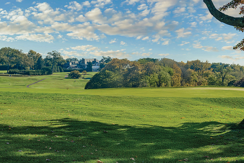 Aerial view of Ghost Creek golf course