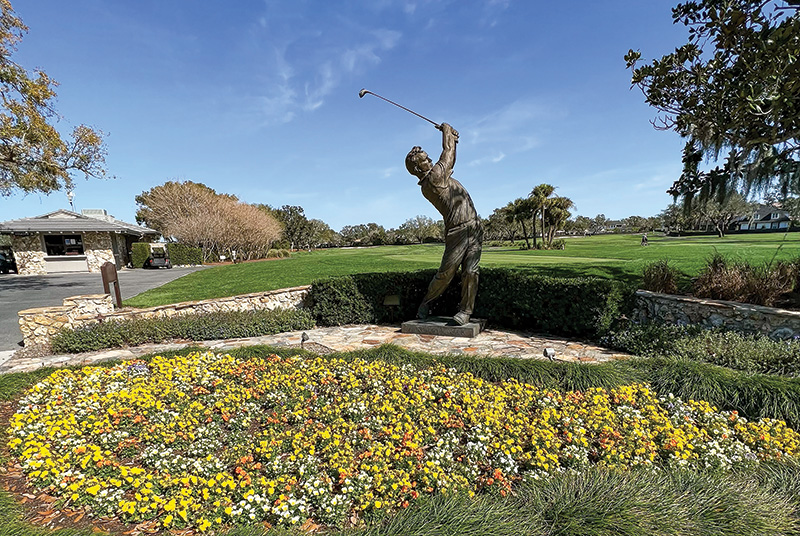 Aerial view of Ghost Creek golf course
