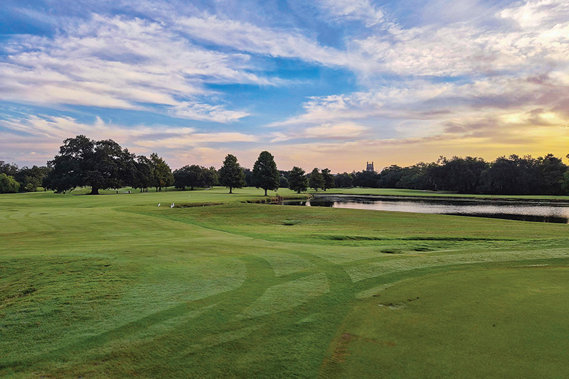 Aerial view of Ghost Creek golf course