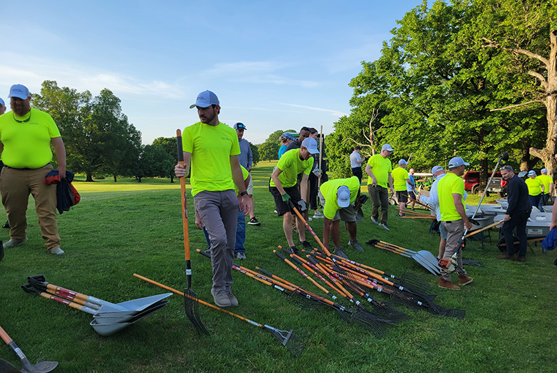 Aerial view of Ghost Creek golf course
