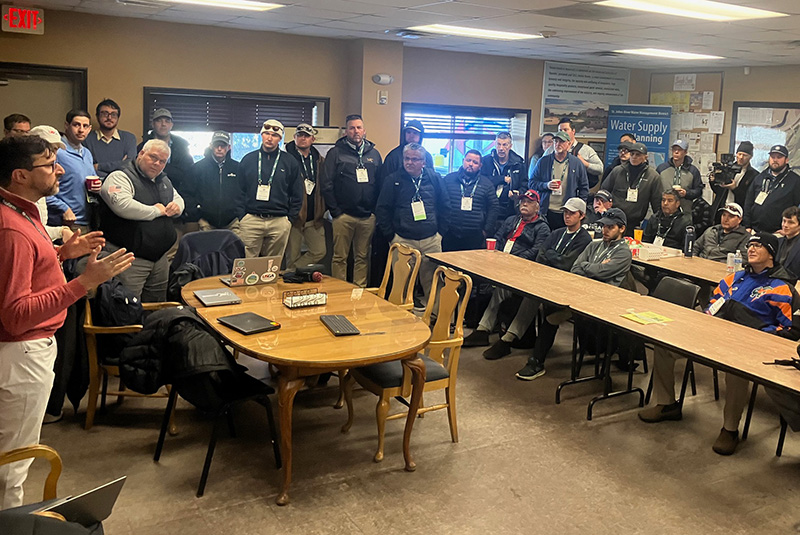 Aerial view of Ghost Creek golf course