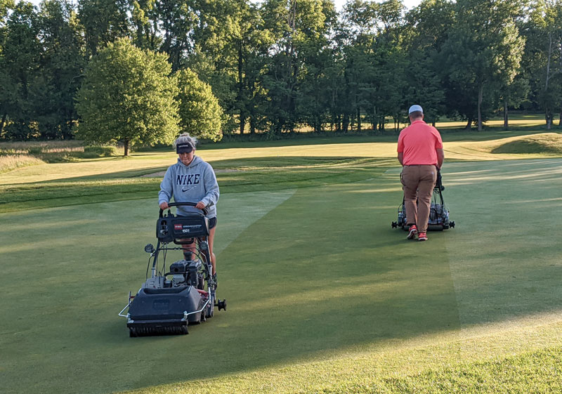 Golf course maintenance women