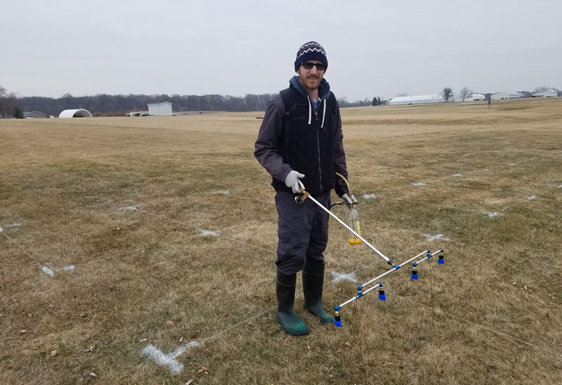 Michigan State turfgrass research