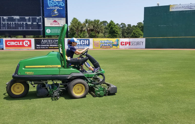 Sports turf management women