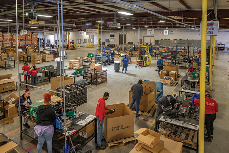 Manufacturing floor