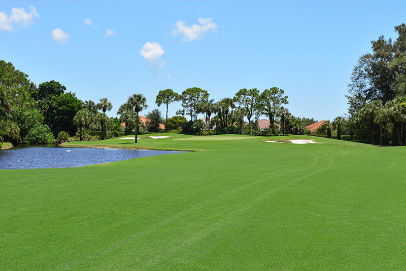 Aerial view of Ghost Creek golf course