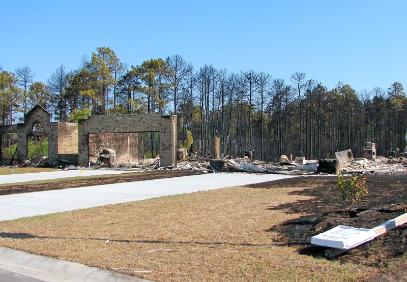 Barefoot Resort fire