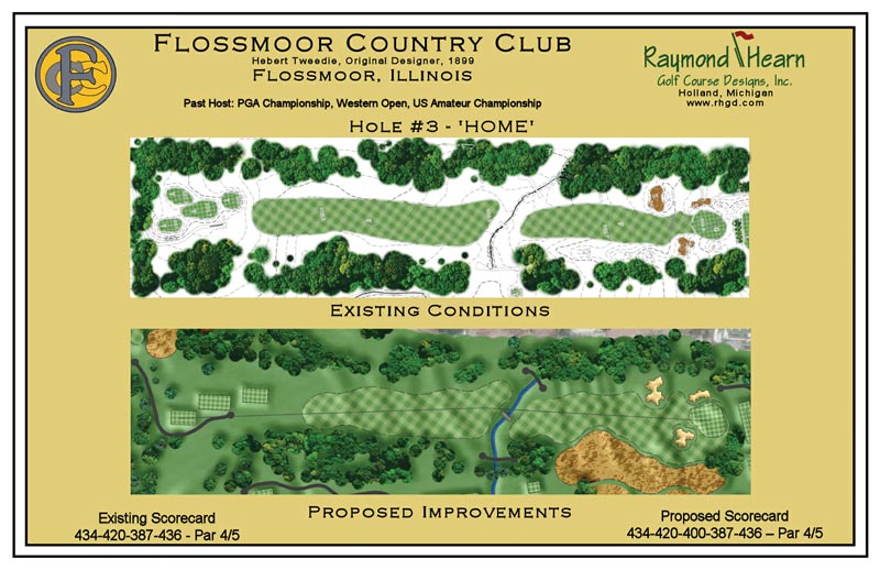 Master planning for golf course renovations Flossmoor Country Club