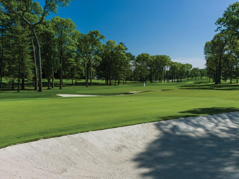 Golf course bunker renovation