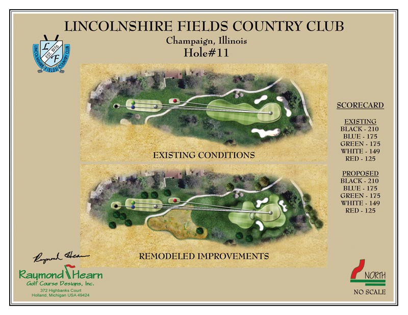 Master planning for golf course renovations Lincolnshire Fields Country Club