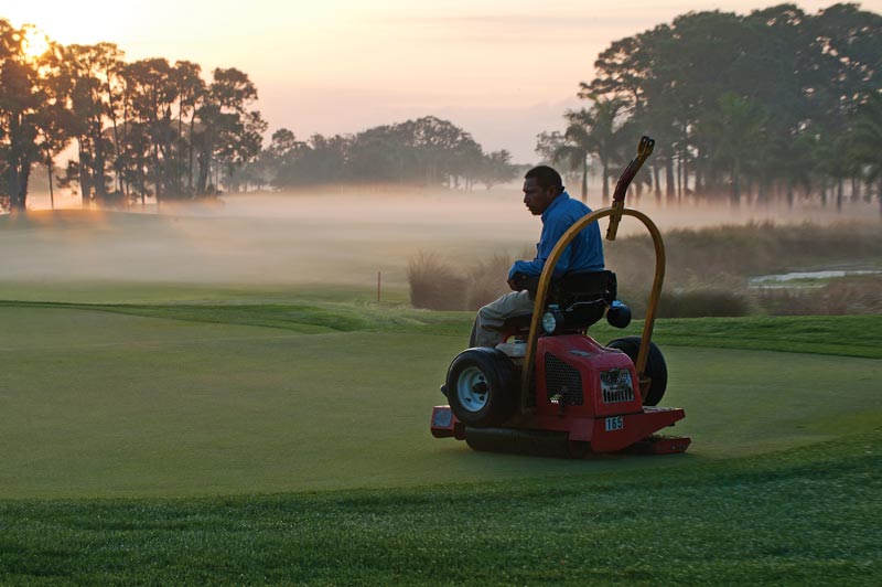 Rolling putting greens