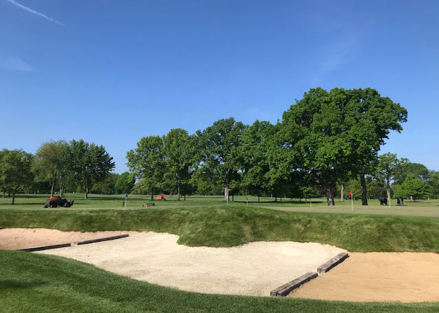 Test bunker sand