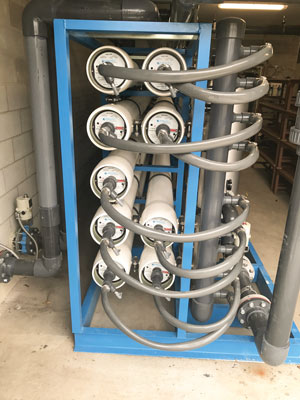 Reverse osmosis winterization