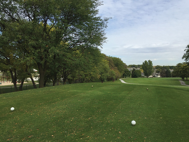 Aerial view of Ghost Creek golf course