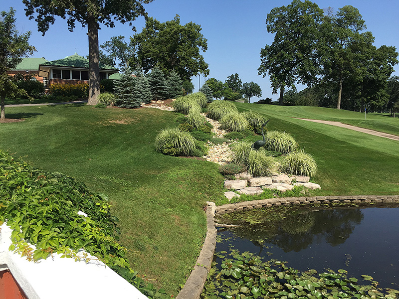 Aerial view of Ghost Creek golf course