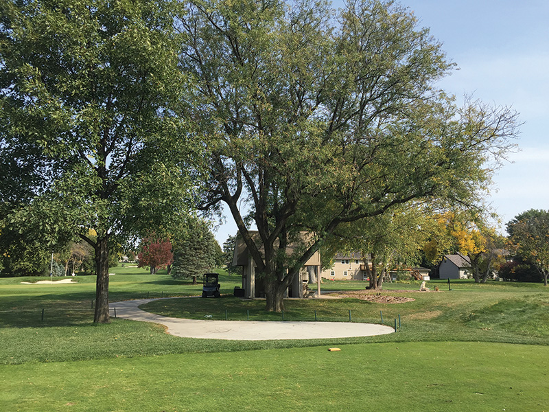 Aerial view of Ghost Creek golf course