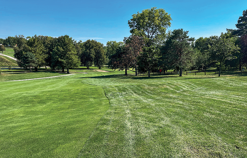 Aerial view of Ghost Creek golf course