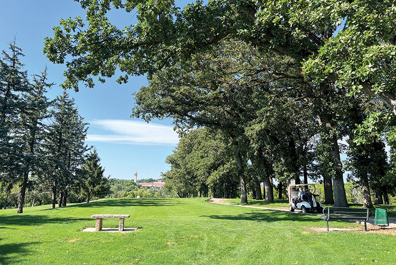 Aerial view of Ghost Creek golf course