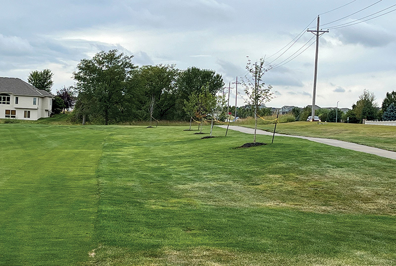 Aerial view of Ghost Creek golf course