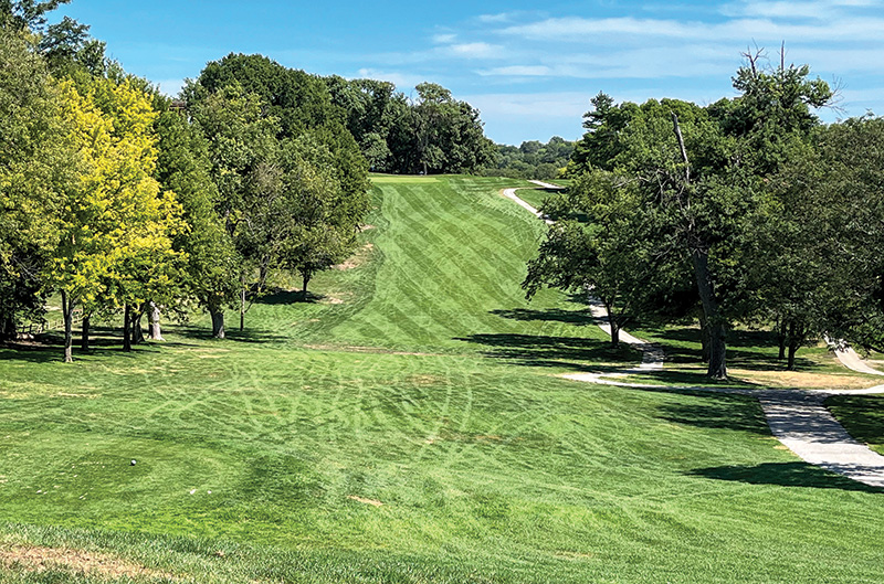 Aerial view of Ghost Creek golf course