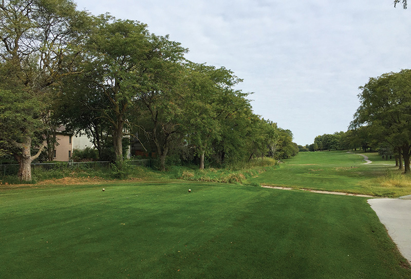 Aerial view of Ghost Creek golf course