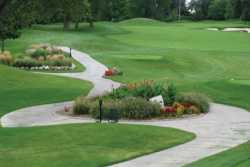 Aerial view of Ghost Creek golf course