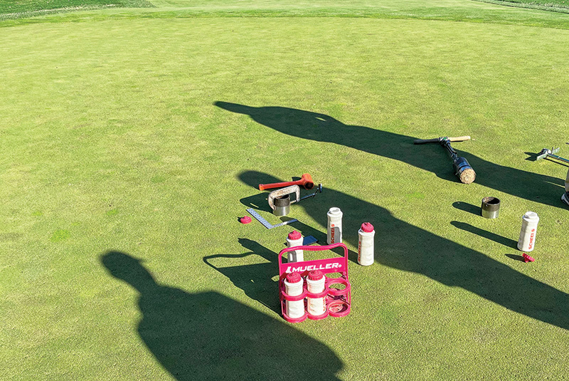 Aerial view of Ghost Creek golf course
