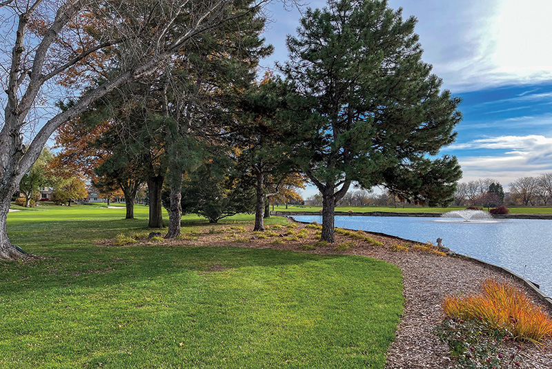 Aerial view of Ghost Creek golf course