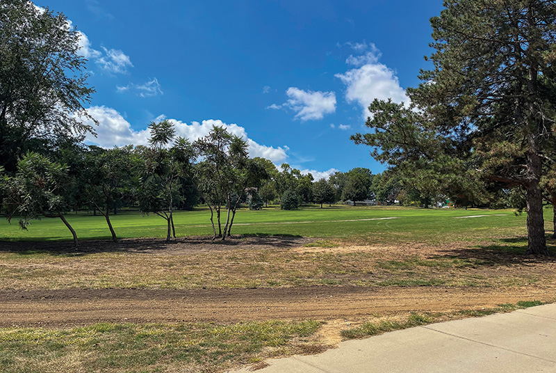 Aerial view of Ghost Creek golf course
