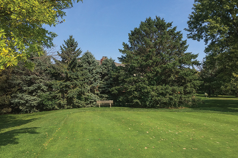 Aerial view of Ghost Creek golf course